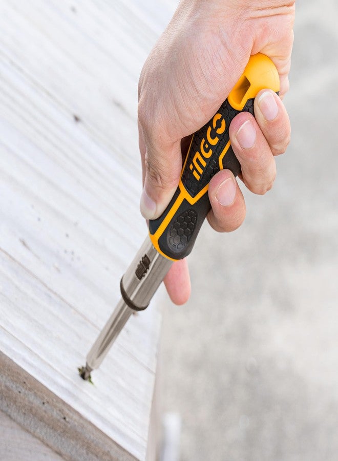 INGCO 24 IN 1 Ratchet Screwdriver Set, INGCO Style Ratchet Handle, 16 Pcs Screwdriver Bits, 7 Pcs 1/4" Power sleeve - Image 4